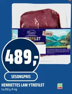 Coop Obs HENRIETTES LAM YTREFILET tilbud