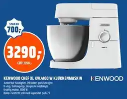 Coop Obs KENWOOD CHEF XL KVL4100 W KJØKKENMASKIN tilbud