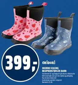 Coop Obs OKIDOKI KULING NEOPRENSTØVLER BARN tilbud