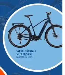 Coop Obs SYKKEL TÅRNFALK S5 EL BL/SA 55 tilbud