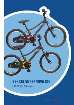 Coop Obs SYKKEL SUPERNOVA K16 tilbud