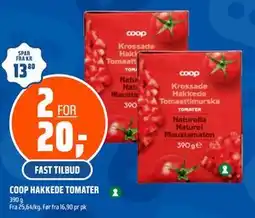 Coop Obs COOP HAKKEDE TOMATER tilbud
