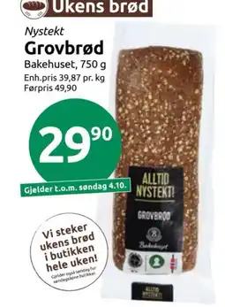 Joker Bakehuset Grovbrød tilbud