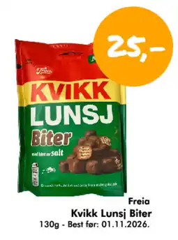 Havaristen Freia Kvikk Lunsj Biter tilbud