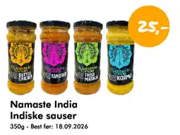 Havaristen Namaste India Indiske sauser tilbud