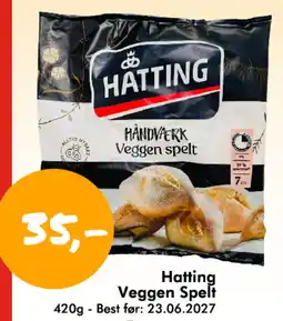 Havaristen Hatting Veggen Spelt tilbud