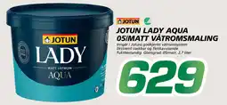 Coop Byggmix Jotun lady aqua tilbud