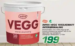 Coop Byggmix Infra vegg 10/silkematt tilbud