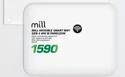 Coop Byggmix mill mill invisible smart wifi gen 4 400 w panelevn tilbud