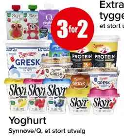 Spar Yoghurt Synnøve/Q tilbud
