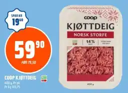 Coop Obs Coop kjøttdeig tilbud