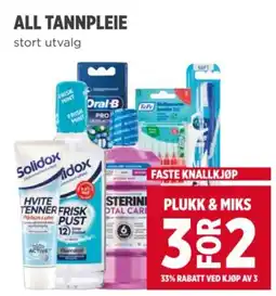 Meny All tannpleie tilbud