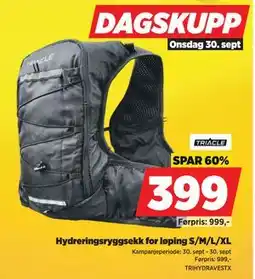 POWER Hydreringsryggsekk for løping S/M/L/XL tilbud