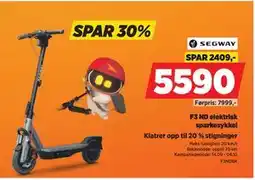 POWER F3 ND elektrisk sparkesykkel tilbud