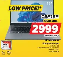 POWER 14 bærbar pc tilbud