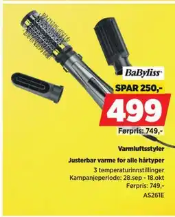 POWER Varmluftsstyler tilbud