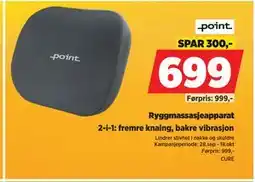 POWER Ryggmassasjeapparat tilbud