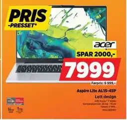 POWER Aspire Lite AL15-45P tilbud