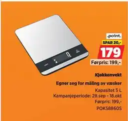 POWER Kjøkkenvekt tilbud