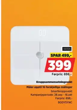 POWER Kroppsammensetningsvekt tilbud