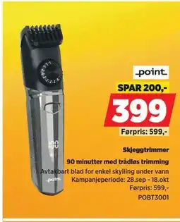 POWER Skjeggtrimmer tilbud