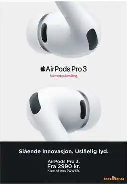 POWER AirPods Pro 3 tilbud