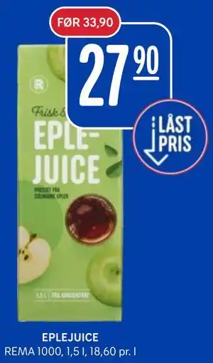 Rema 1000 EPLEJUICE tilbud