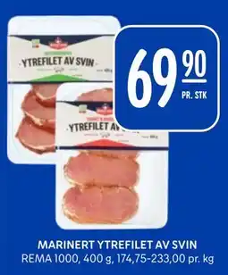 Rema 1000 MARINERT YTREFILET AV SVIN tilbud