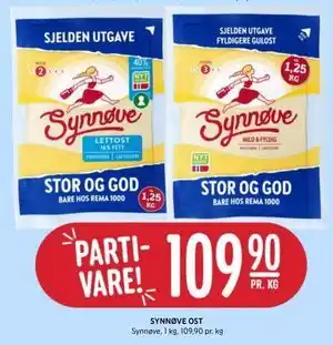SYNNØVE OST