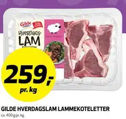 Bunnpris GILDE HVERDAGSLAM LAMMEKOTELETTER tilbud
