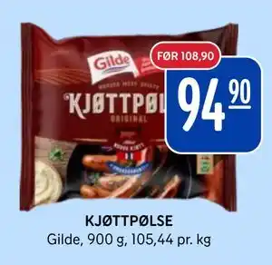 Rema 1000 KJØTTPØLSE tilbud