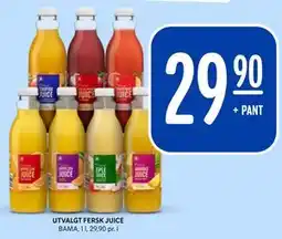 Rema 1000 UTVALGT FERSK JUICE tilbud
