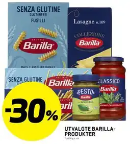 Bunnpris UTVALGTE BARILLA-PRODUKTER tilbud