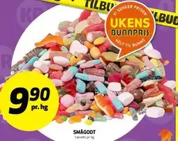 Bunnpris SMÅGODT tilbud