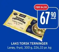 Rema 1000 LAKS TORSK TERNINGER tilbud