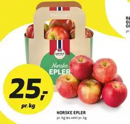 Bunnpris NORSKE EPLER tilbud