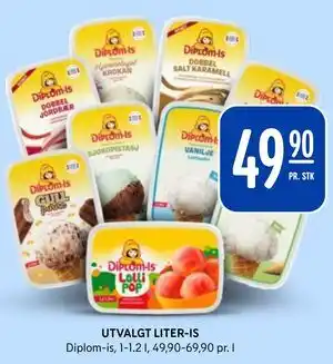 Rema 1000 UTVALGT LITER-IS tilbud