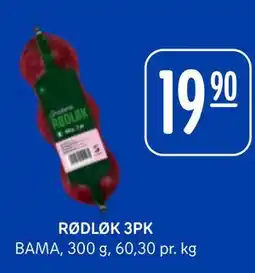 Rema 1000 RØDLØK 3PK tilbud
