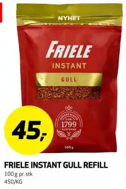 Bunnpris FRIELE INSTANT GULL REFILL tilbud