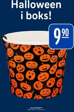 Rema 1000 HALLOWEENBØTTE tilbud