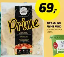 Bunnpris PIZZABUNN PRIME RUND tilbud