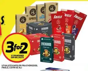 UTVALGTE KAPSLER FRA EVERGOOD, FRIELE, COTW OG ALI