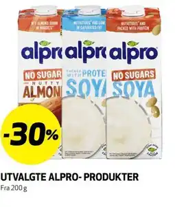 Bunnpris UTVALGTE ALPRO- PRODUKTER tilbud