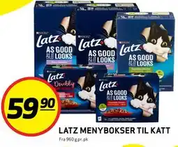 Bunnpris LATZ MENYBOKSER TIL KATT tilbud