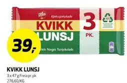 Bunnpris KVİKK LUNSJ tilbud