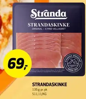 Bunnpris STRANDASKINKE tilbud