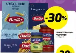 Bunnpris UTVALGTE BARILLA-PRODUKTER tilbud