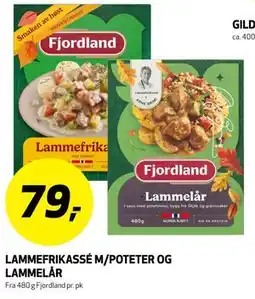 Bunnpris LAMMEFRIKASSÉ M/POTETER OG LAMMELÅR tilbud
