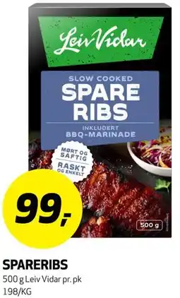 Bunnpris SPARERIBS tilbud