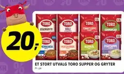 Bunnpris ET STORT UTVALG TORO SUPPER OG GRYTER tilbud